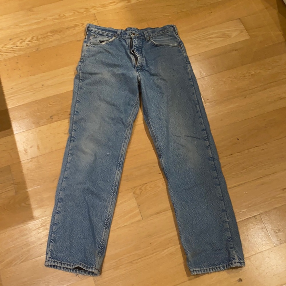 Men’s fleece lined Carhartt jeans